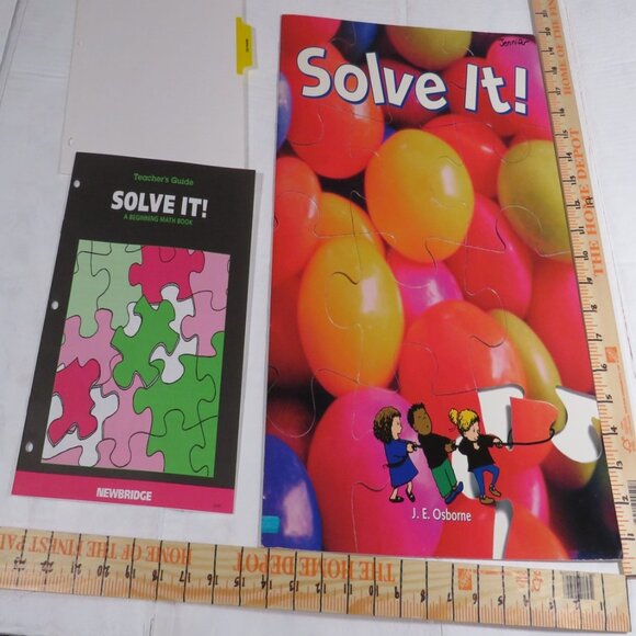 Solve It Out BIG BOOK (almost 2 feet tall) with teacher pages CLASSROOM SIZE - Picture 2 of 16